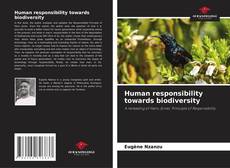 Capa do livro de Human responsibility towards biodiversity 
