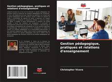Copertina di Gestion pédagogique, pratiques et relations d'enseignement