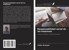 Responsabilidad social de las empresas kitap kapağı