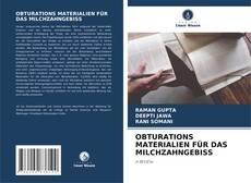 Buchcover von OBTURATIONS MATERIALIEN FÜR DAS MILCHZAHNGEBISS