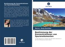 Capa do livro de Bestimmung der Konzentrationen von Spurenelementen 