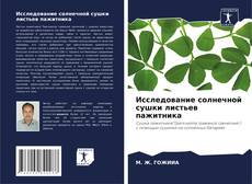 Bookcover of Исследование солнечной сушки листьев пажитника