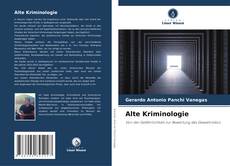 Copertina di Alte Kriminologie