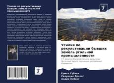 Buchcover von Усилия по рекультивации бывших земель угольной промышленности