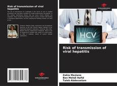 Capa do livro de Risk of transmission of viral hepatitis 