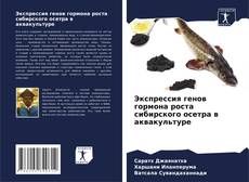 Buchcover von Экспрессия генов гормона роста сибирского осетра в аквакультуре
