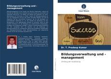 Portada del libro de Bildungsverwaltung und -management