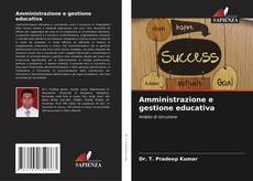 Buchcover von Amministrazione e gestione educativa