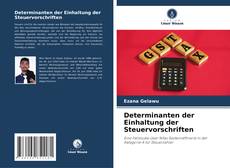 Portada del libro de Determinanten der Einhaltung der Steuervorschriften