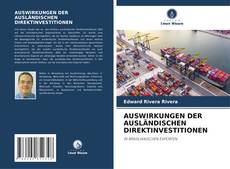 Portada del libro de AUSWIRKUNGEN DER AUSLÄNDISCHEN DIREKTINVESTITIONEN