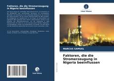 Portada del libro de Faktoren, die die Stromerzeugung in Nigeria beeinflussen