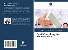 Portada del libro de Das E-Consulting des Rechtsanwalts