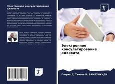 Capa do livro de Электронное консультирование адвоката 