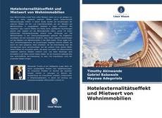 Buchcover von Hotelexternalitätseffekt und Mietwert von Wohnimmobilien