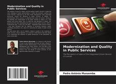 Capa do livro de Modernization and Quality in Public Services 