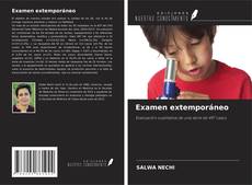 Capa do livro de Examen extemporáneo 