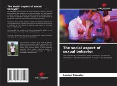 The social aspect of sexual behavior kitap kapağı