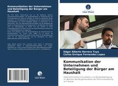 Capa do livro de Kommunikation der Unternehmen und Beteiligung der Bürger am Haushalt 