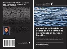 Bookcover of Control de calidad de los aceros de bajo contenido en carbono: un enfoque holístico