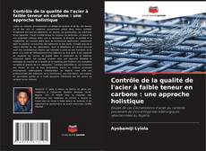 Portada del libro de Contrôle de la qualité de l'acier à faible teneur en carbone : une approche holistique
