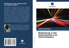 Portada del libro de Bedeutung in der kenianischen Luo-Stilarchitektur