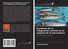 Capa do livro de Economía de la integración vertical en el negocio de la piscicultura 