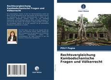 Portada del libro de Rechtsvergleichung Kambodschanische Fragen und Völkerrecht