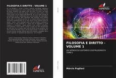 FILOSOFIA E DIRITTO - VOLUME 1 kitap kapağı