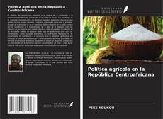 Обложка Política agrícola en la República Centroafricana