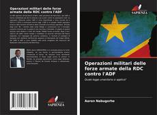 Buchcover von Operazioni militari delle forze armate della RDC contro l'ADF