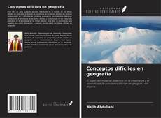 Buchcover von Conceptos difíciles en geografía