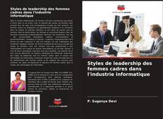 Portada del libro de Styles de leadership des femmes cadres dans l'industrie informatique