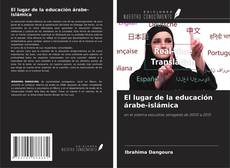 Capa do livro de El lugar de la educación árabe-islámica 