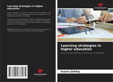 Learning strategies in higher education kitap kapağı