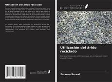 Capa do livro de Utilización del árido reciclado 