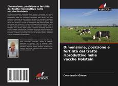Capa do livro de Dimensione, posizione e fertilità del tratto riproduttivo nelle vacche Holstein 