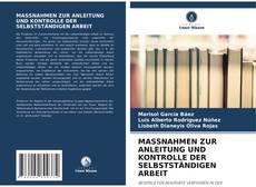 Buchcover von MASSNAHMEN ZUR ANLEITUNG UND KONTROLLE DER SELBSTSTÄNDIGEN ARBEIT