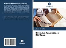 Portada del libro de Britische Renaissance-Dichtung