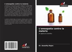 Buchcover von L'omeopatia contro la malaria