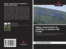Bookcover of Major concessions to stability in eastern DR Congo