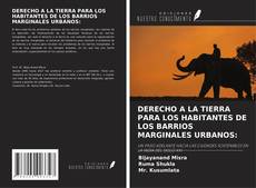 Buchcover von DERECHO A LA TIERRA PARA LOS HABITANTES DE LOS BARRIOS MARGINALES URBANOS: