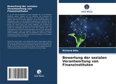 Buchcover von Bewertung der sozialen Verantwortung von Finanzinstituten