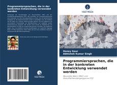 Portada del libro de Programmiersprachen, die in der konkreten Entwicklung verwendet werden