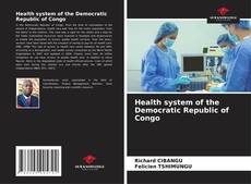 Bookcover of Health system of the Democratic Republic of Congo