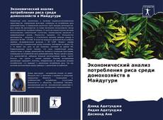 Capa do livro de Экономический анализ потребления риса среди домохозяйств в Майдугури 