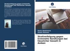 Buchcover von Strafverfolgung gegen kriminelle Handlungen bei h?uslicher Gewalt in Ambon