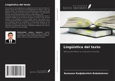 Capa do livro de Lingüística del texto 