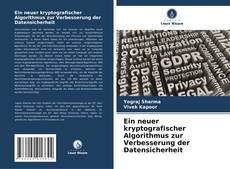 Capa do livro de Ein neuer kryptografischer Algorithmus zur Verbesserung der Datensicherheit 