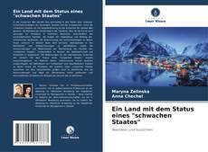 Portada del libro de Ein Land mit dem Status eines "schwachen Staates"