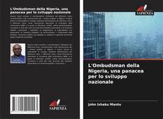 Capa do livro de L'Ombudsman della Nigeria, una panacea per lo sviluppo nazionale 
